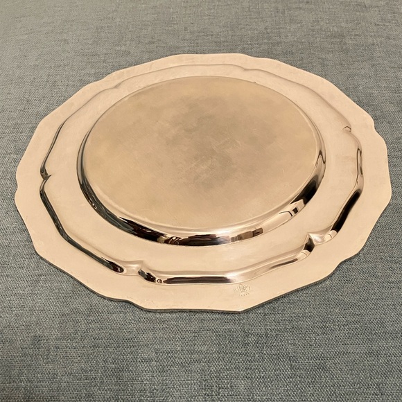 Vintage Silver-Plated Charger Plate - Picture 2 of 8